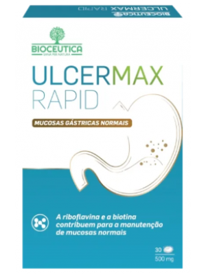 Ulcermax Rapid - 30 Comprimidos - Bioceutica